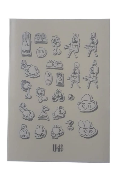 40 Yaprak Kareli Defter Plastik Kapak A-5 1 Adet PP Kapak Küçük Boy Kareli Defter 40 Sayfa A5 Desenli Kapak - 5