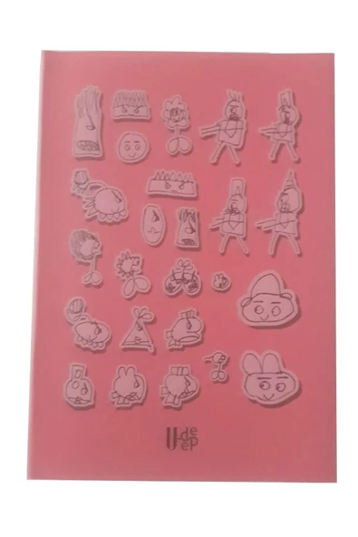 60 Yaprak Çizgili Defter Plastik Kapak A-5 1 Adet PP Kapak Küçük Boy Çizgili Defter 60 Sayfa A5 Desenli Kapak - 11