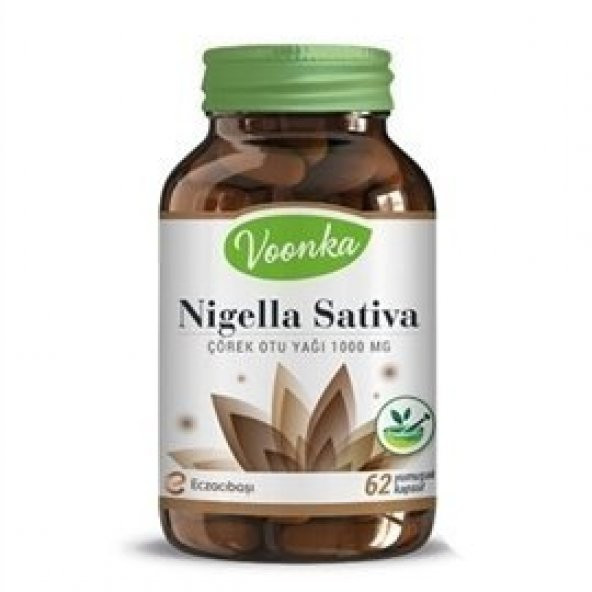 Voonka Nigella Sativa 62 Kapsül Çörek Otu Yağı