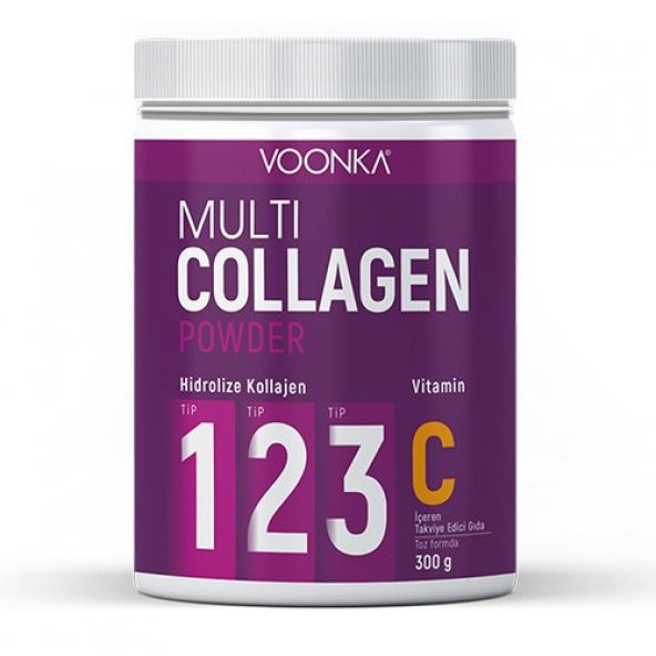 Voonka Multi Collagen Powder + Vitamin C 300 gr