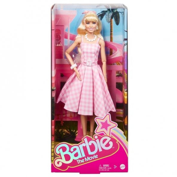Barbie Movie - Barbie Pembe Elbiseli Bebek - 1
