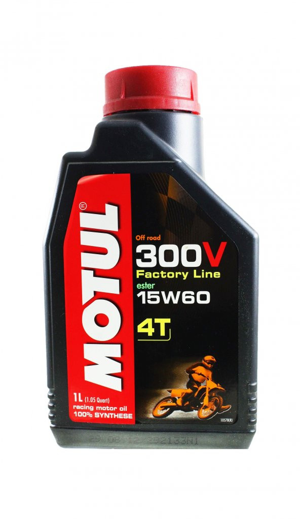 Motul 300V FL Off-Road 15W60 4T Ester Core Motosiklet Yağı 1L