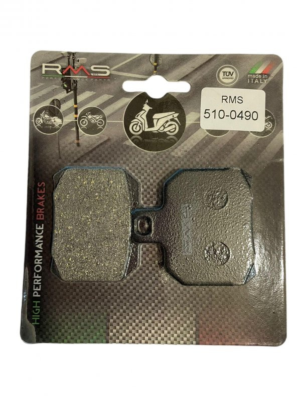 PIAGGO X9 250 2004 VE ÖNCESİ ARKA FREN BALATA RMS HENG TONG OLMAYAN KALİPER İÇİN