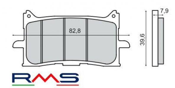HONDA CRF 1100 L AFRİCA TWİN ÖN FREN BALATA RMS - Resim 2