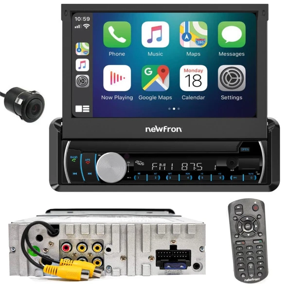 Newfron Nf-7050 İndash Teyp 7 İnç 4x50 Watt Bluetooth Carplay Zlink