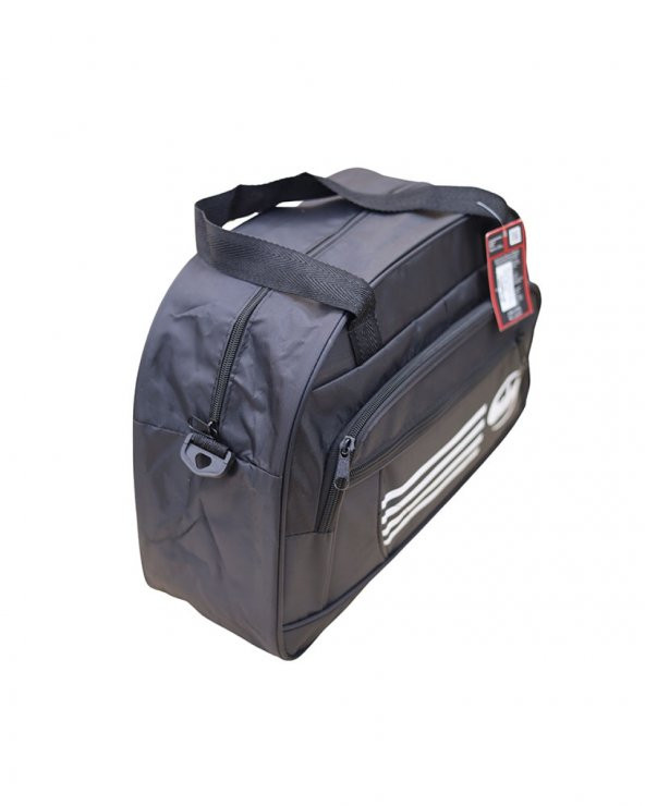 Mkm 301 Seyahat Tipi Küçük Boy Cepli Çanta - SİYAH-BEYAZ -94