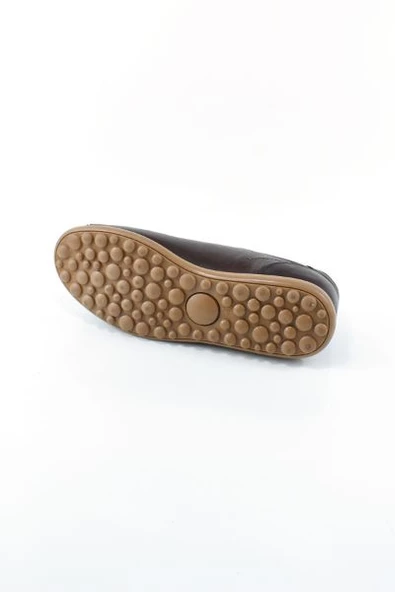 Hakiki Deri Bağcıklı Erkek Günlük Termo Spor Ayakkabı - Resim 2