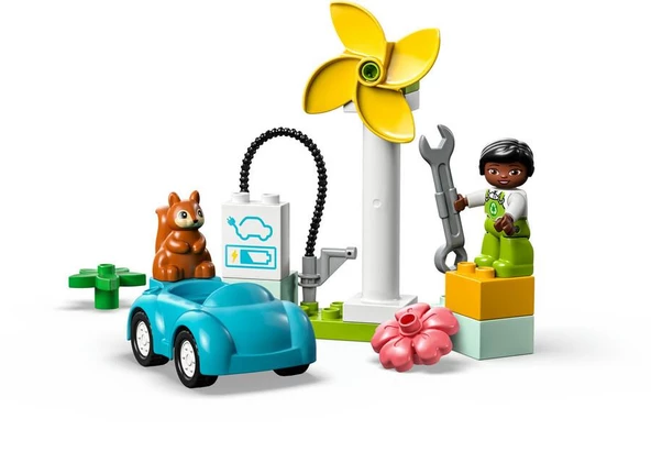 LEGO Duplo 10985 Wind Turbine and Electric Car - 3