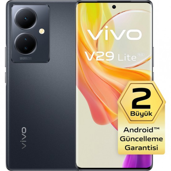 Vivo V29 Lite 5G 256 GB 8 GB Ram Siyah (Vivo Türkiye Garantili)