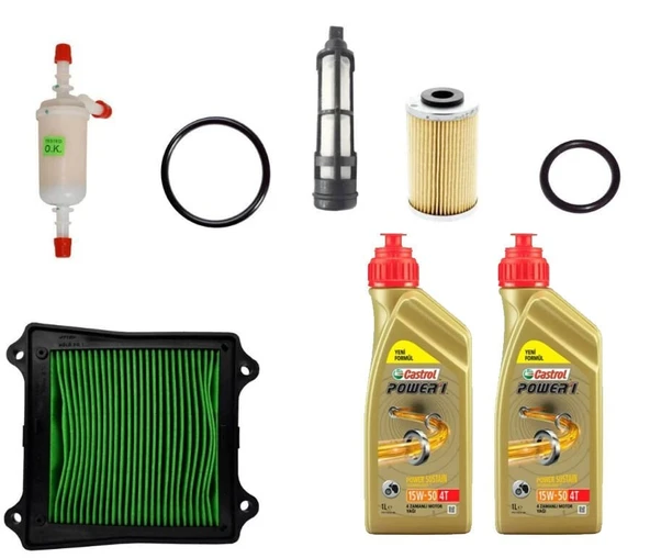 Bajaj Dominar 400 Bakım Seti 8 Parça (Orjinal) ürün görseli