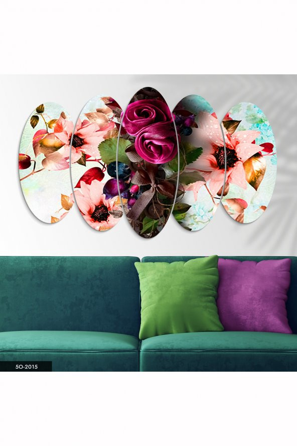 Evinemoda 5 Parçalı Mdf Tablo