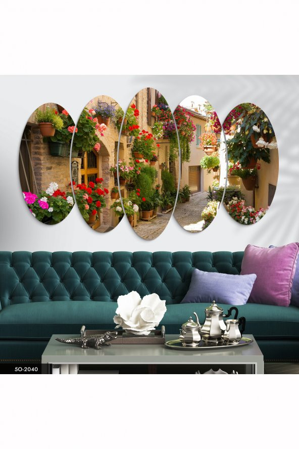 Evinemoda 5 Parçalı Mdf Tablo