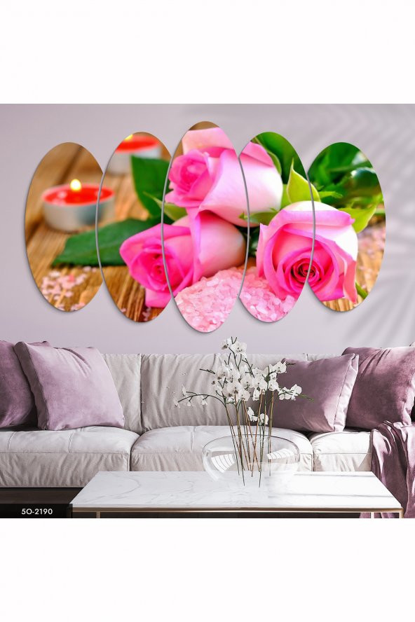 Evinemoda 5 Parçalı Mdf Tablo