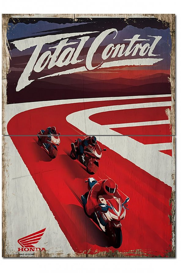 Karizma Tablo Honda Motor Afişi Art Mdf Poster 70cmX 100cm