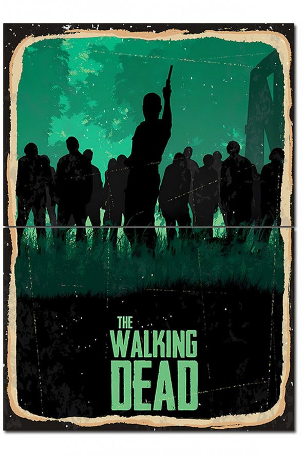 Karizma Tablo Walking Dead Tasarım Mdf Tablo 70cmX 100cm