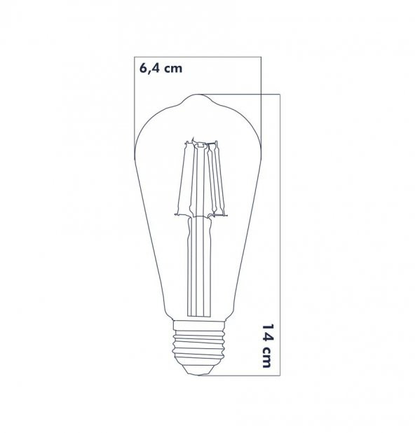 Lambam Led Ampul 4W 2500K E27 (Gün Işığı) - 2