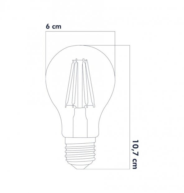 Lambam Led Ampul 4W 3200K E27 (Gün Işığı) - 2