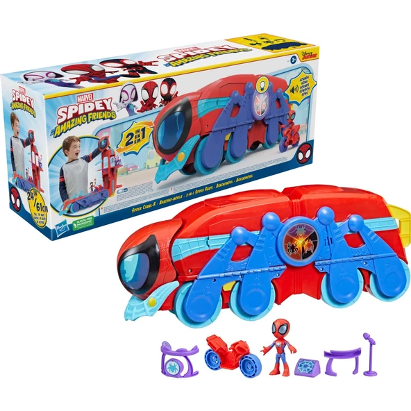 Spidey and His Amazing Friends Örümcek Komuta Aracı - Resim 5