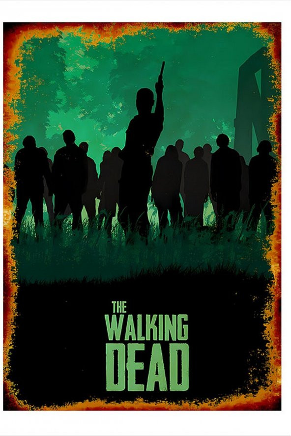 Karizma Tablo Walking Dead Hediyelik Mdf Tablo 18cm X 27cm