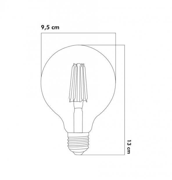 Heka Led Ampul E27 9W 3000K Gün Işığı - 2