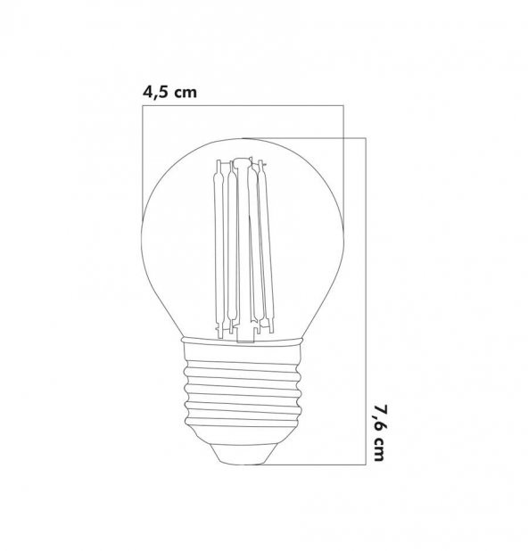 Heka Led Ampul 6W 2500K E27 (Gün Işığı) - 2
