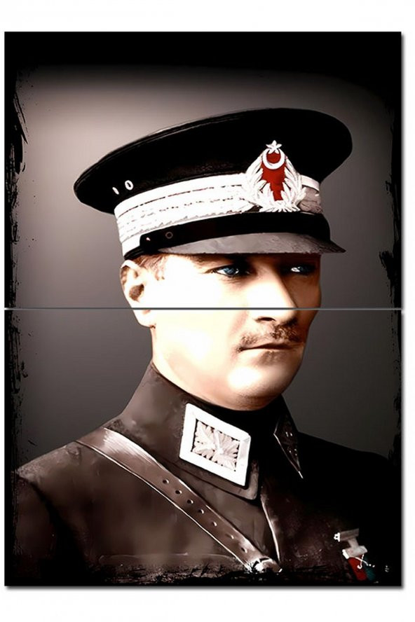 Karizma Tablo Asker Atatürk Model Mdf tablo 70cmX 100cm