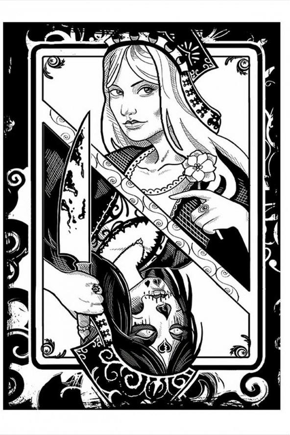 Karizma Tablo Ölümcül Queen Mdf poster 25cmX 35cm