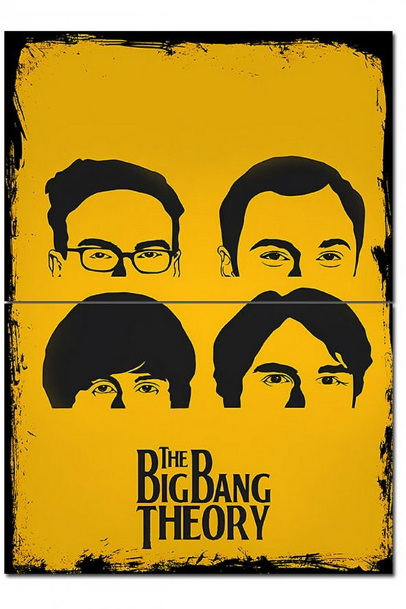 Karizma Tablo Big Bang Theory Art Mdf Tablo 70cmX 100cm - 1