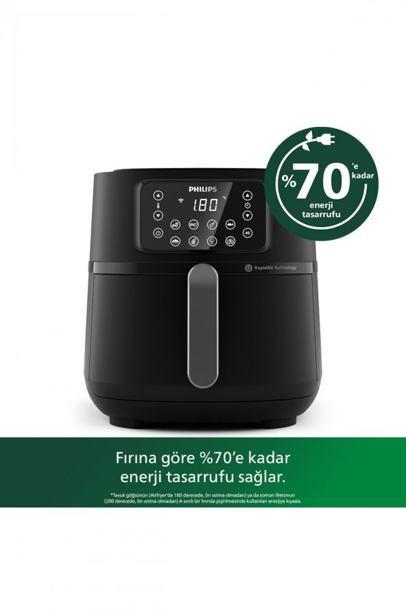 Philips Airfryer HD9285/96 5000 Serisi XXL Connected 7.2 lt Yağsız Fritöz - 7