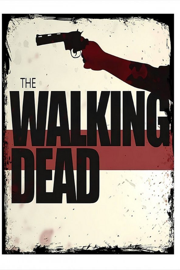 Karizma Tablo Walking Dead Dekoratif Mdf Tablo 50cmX 70cm