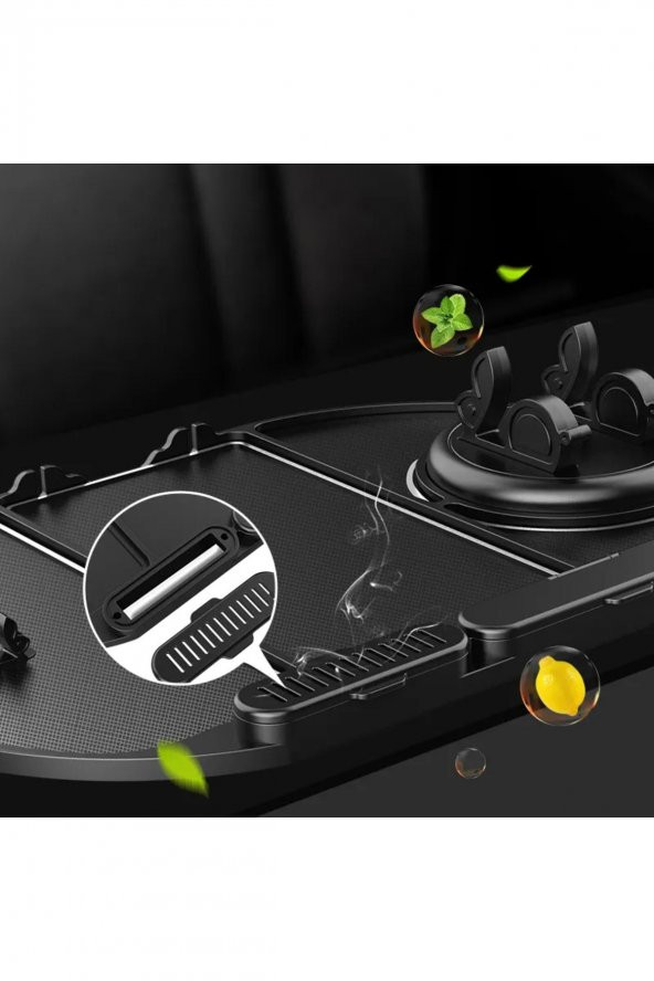 Kaymaz Telefon Tutucu Ped, Torpido Üstü Cep Telefon Tutucu Mat, Telefon Numaralıklı - 4