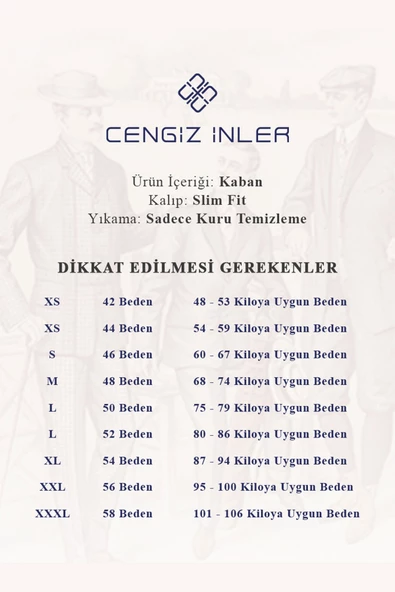 Cengiz İnler Kısa Kruvaze Erkek Kaşe Kaban - 6