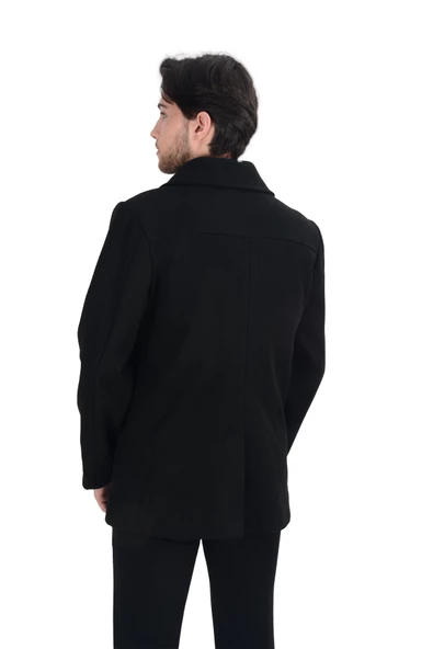 Cengiz İnler Kısa Kruvaze Erkek Kaşe Kaban - 2