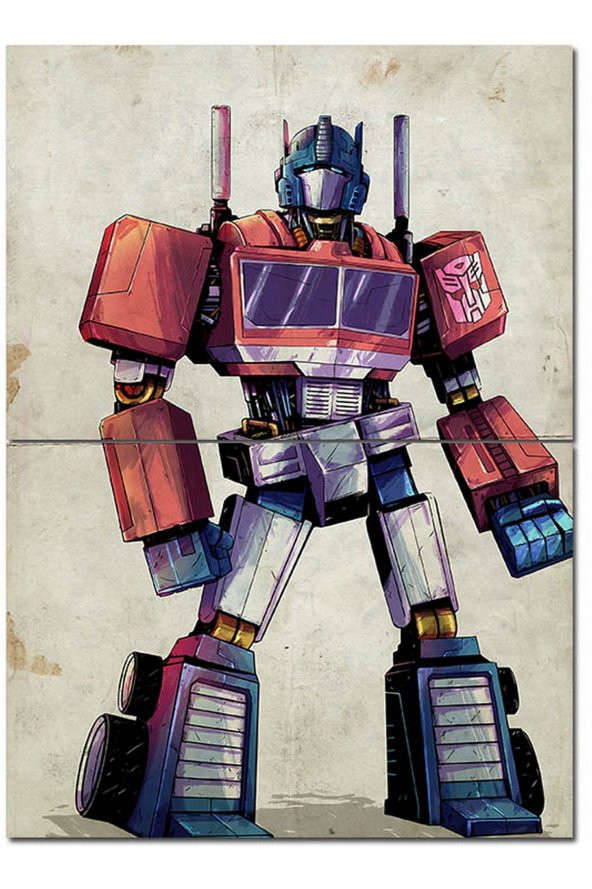 Karizma Tablo Optimus Prime Transformers Hediyelik Ahşap Tablo 70cmX 100cm