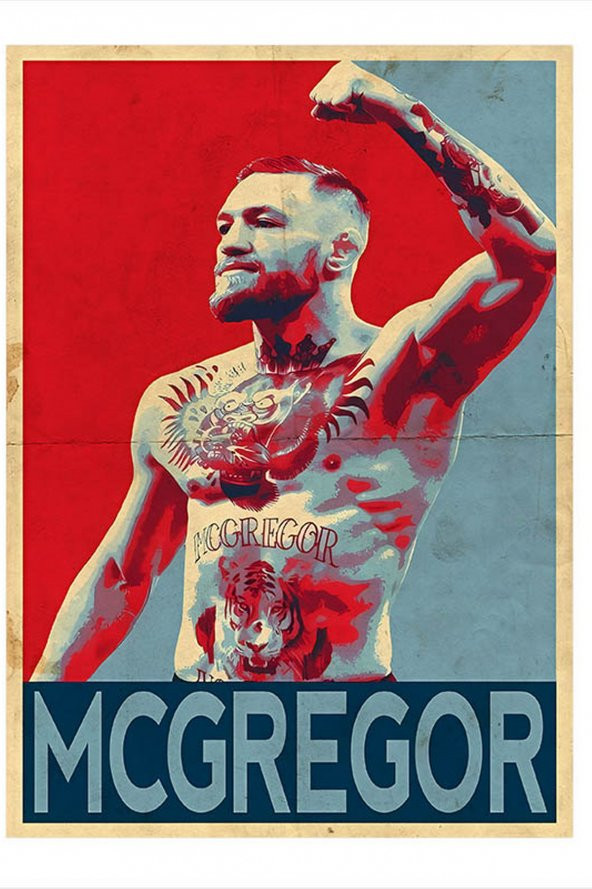 Karizma Tablo Conor Mcgregor Model Ahşap Tablo 35cm X50cm - 1