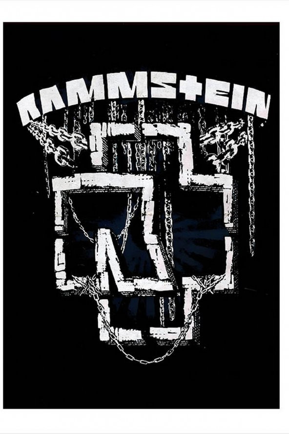 Karizma Tablo Rammstein Afiş Mdf poster 25cmX 35cm