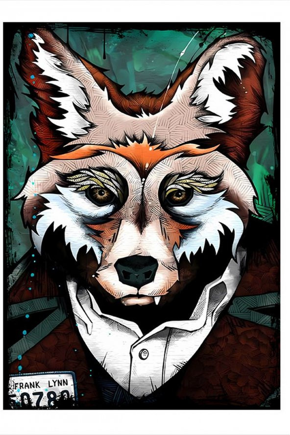 Karizma Tablo Bad Wolf Art Mdf Poster 35cm X50cm