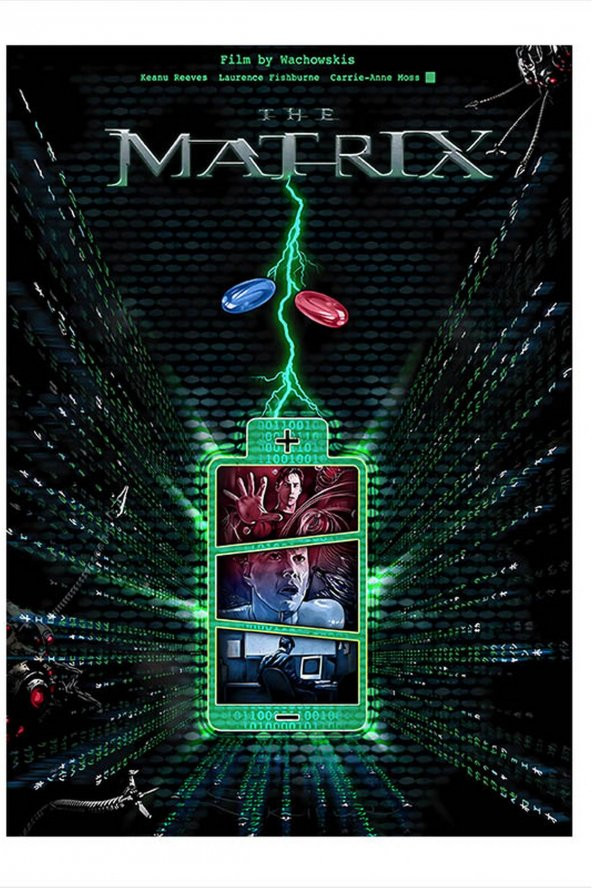 Karizma Tablo The Matrix Art Mdf Tablo 50cmX 70cm