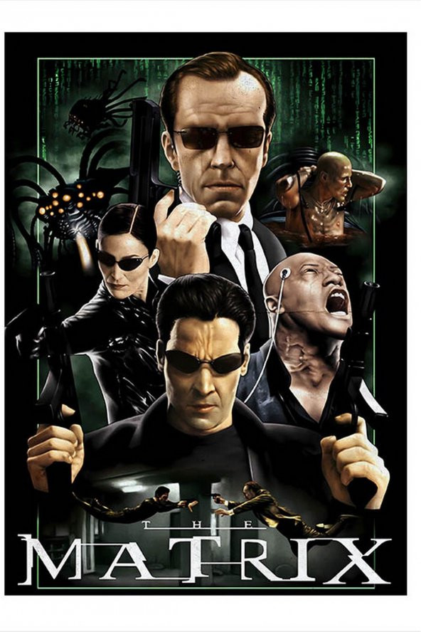 Karizma Tablo The Matrix 1 Art Mdf Tablo 18cm X 27cm - 1