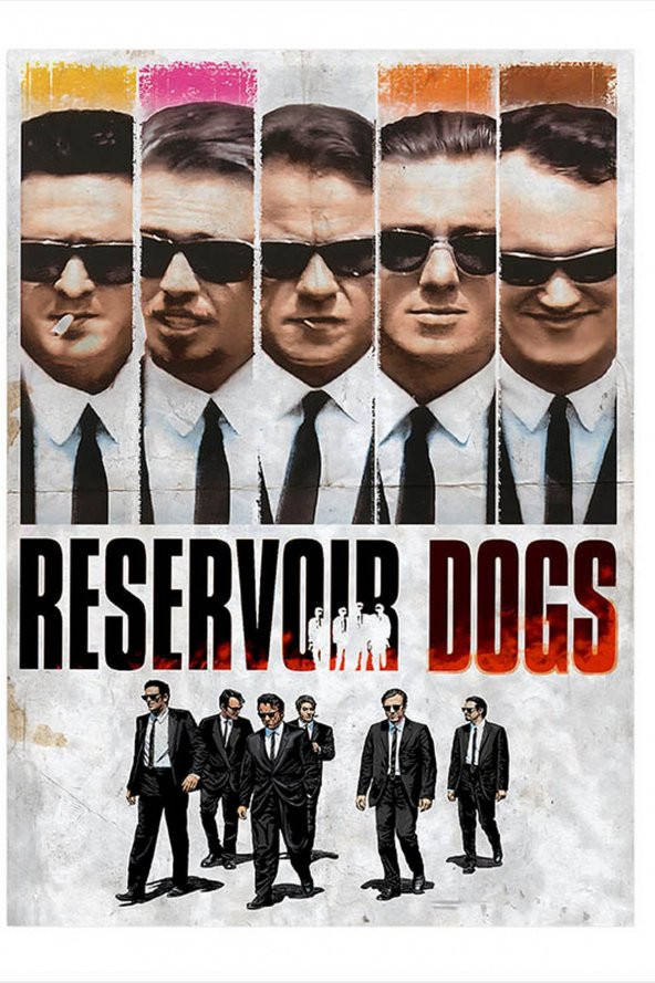 Karizma Tablo Reservoir Dogs Tasarım Mdf Tablo 18cm X 27cm