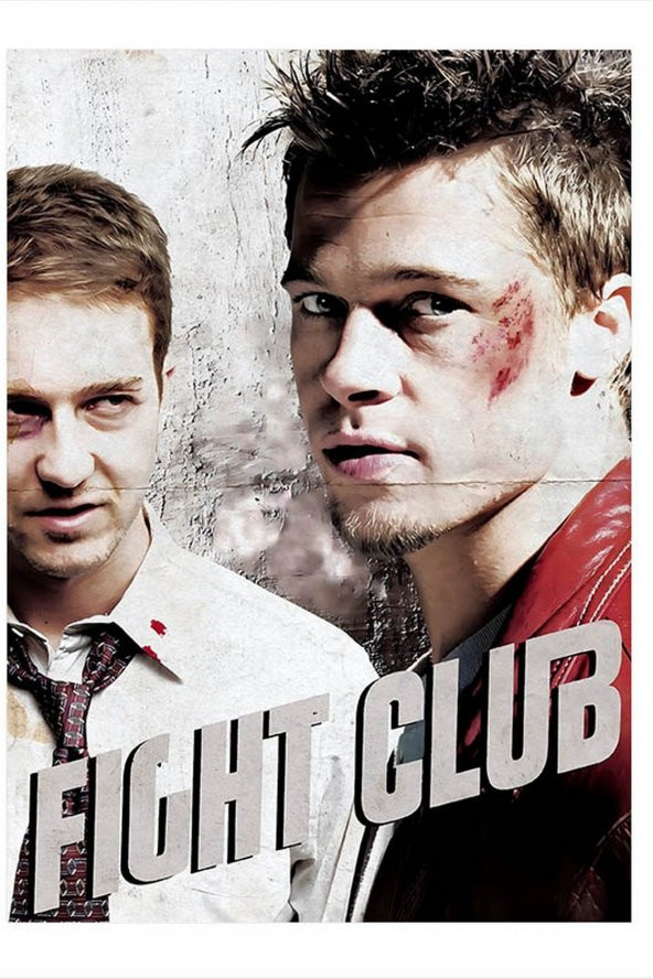 Karizma Tablo Fight Club Afiş Art Mdf Poster 35cm X50cm