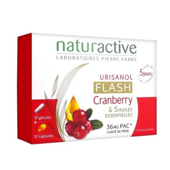 Naturactive Urisanol Flash (Turna Yemişi) Cranberry 10 Kapsül