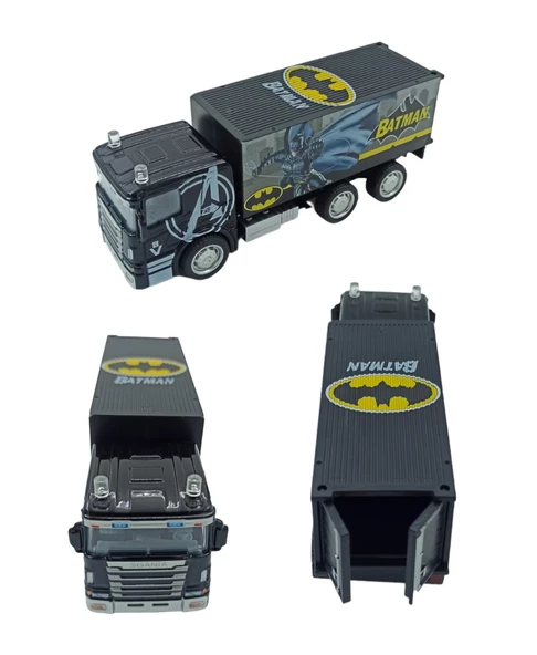 Batman Figür Temalı Oyuncak Metal Tır Batman Sevenlerin Oyuncak Metal Tır'ı 14cm. - 2