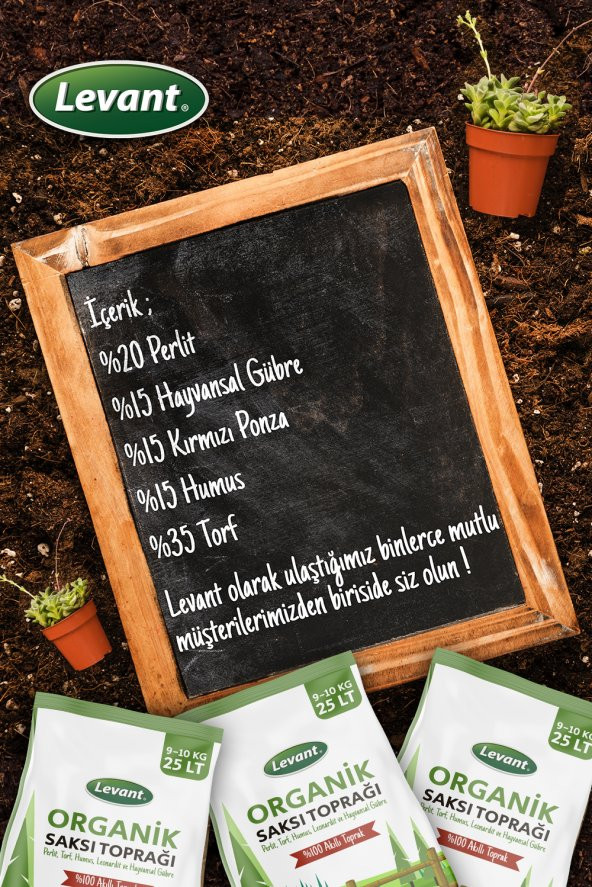 ORGANİK SAKSI TORF TOPRAĞI 25 LT AVANTAJ PAKETİ - 2