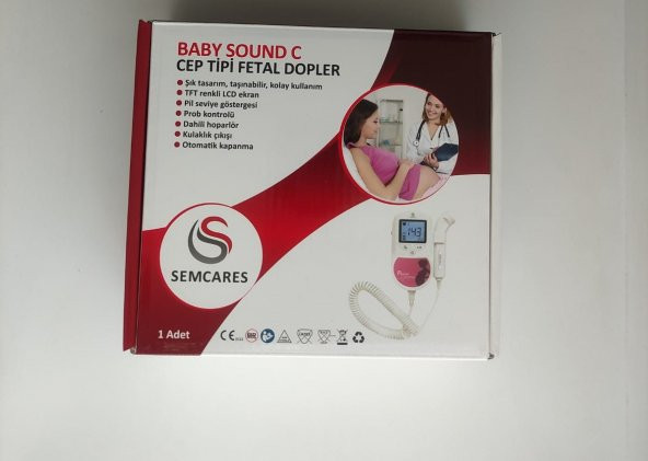 Semcares Jel 3mhz Problu Fetal Doppler Fetal Monitör