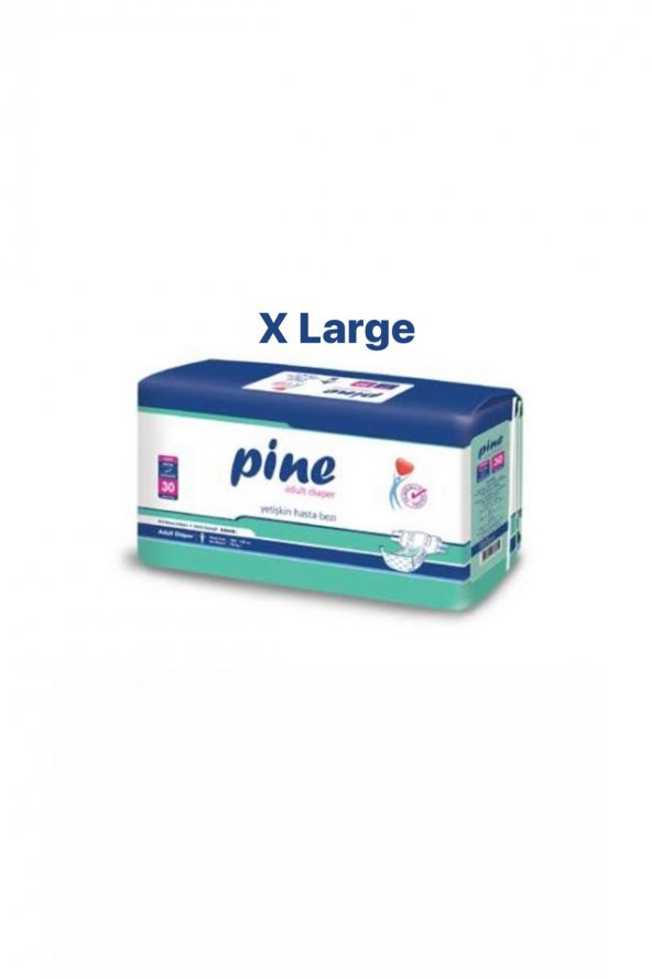 Pine Hasta Bezi Extra Büyük Boy Cırtlı 30 Adet
