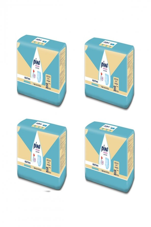 Külotlu Hasta Bezi Orta Boy Medium Avantaj Paket 30X4 Paket 120 Adet