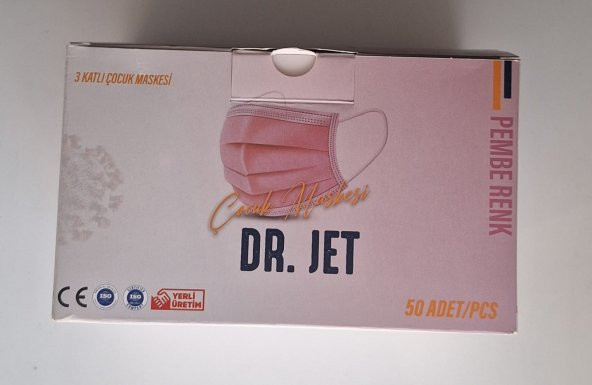 Çocuk Maskesi 50 adet DR. JET - 3