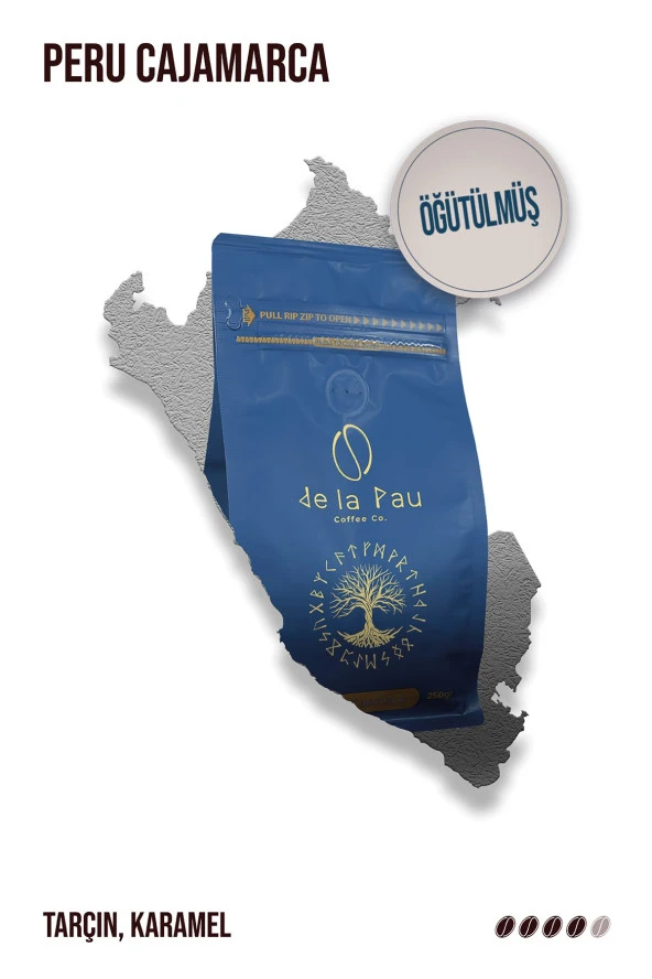 Peru Cajamaraca Jose Öğütülmüş Paket Filtre Kahve 250 GR