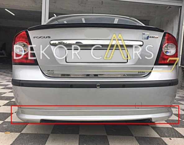 FORD FOCUS 2 SEDAN ARKA TAMPON EKİ FİBERGLASS BOYASIZ